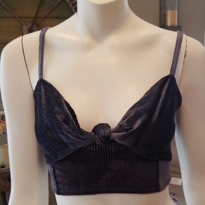 Free people velvet Bandeau